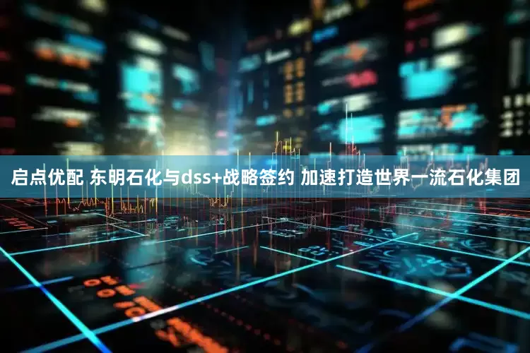 启点优配 东明石化与dss+战略签约 加速打造世界一流石化集团